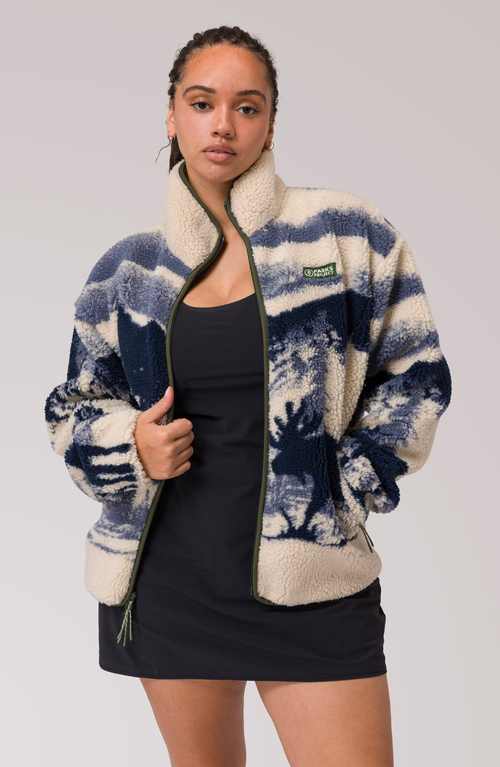 Parks Project Acadia Moose Full Zip High Pile Fleece Jacket