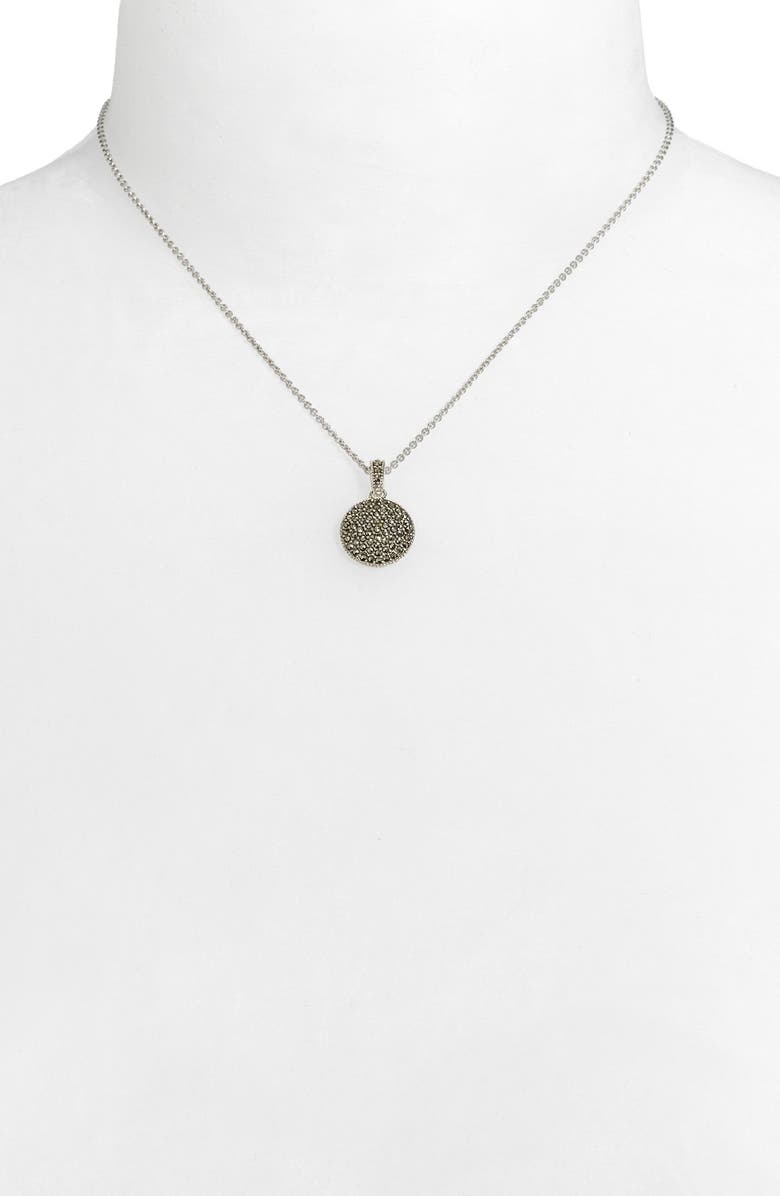 Judith Jack Reversible Pavé Cross Pendant Necklace, Alternate, color,