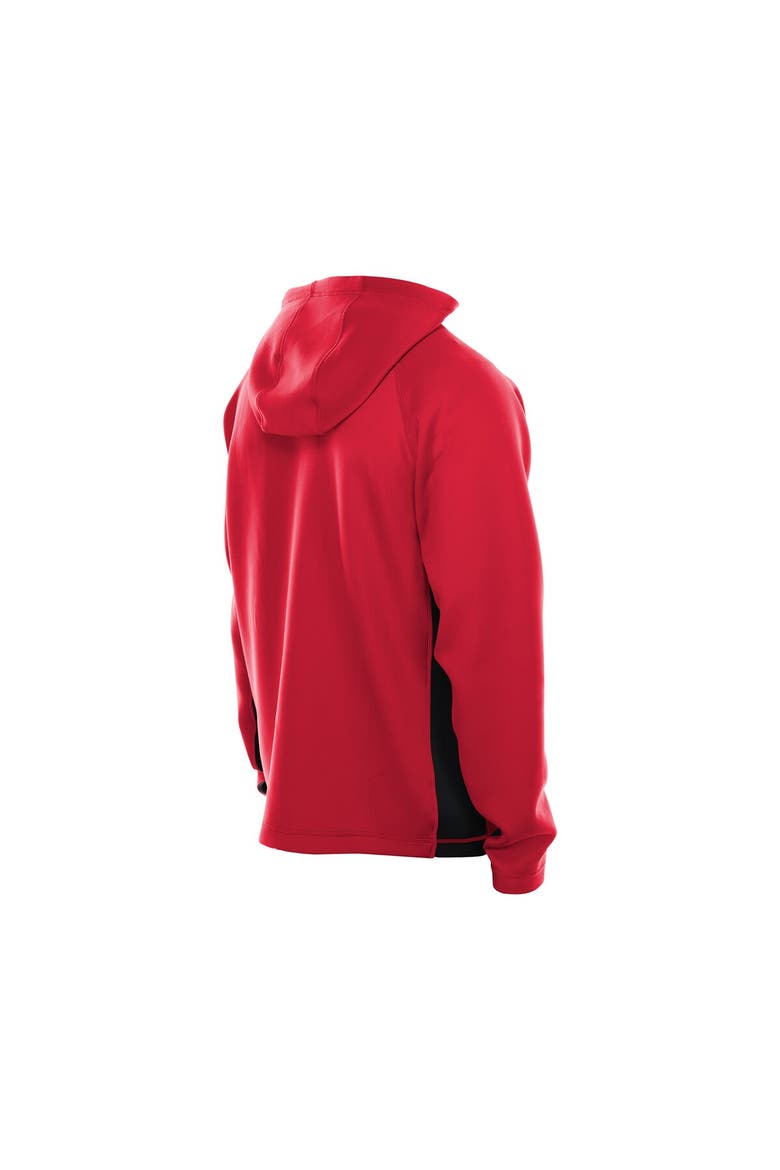 Men's New Era  Red Atlanta Falcons Combine Authentic Raglan Scuba Full-Zip Hoodie, Alternate, color, Red