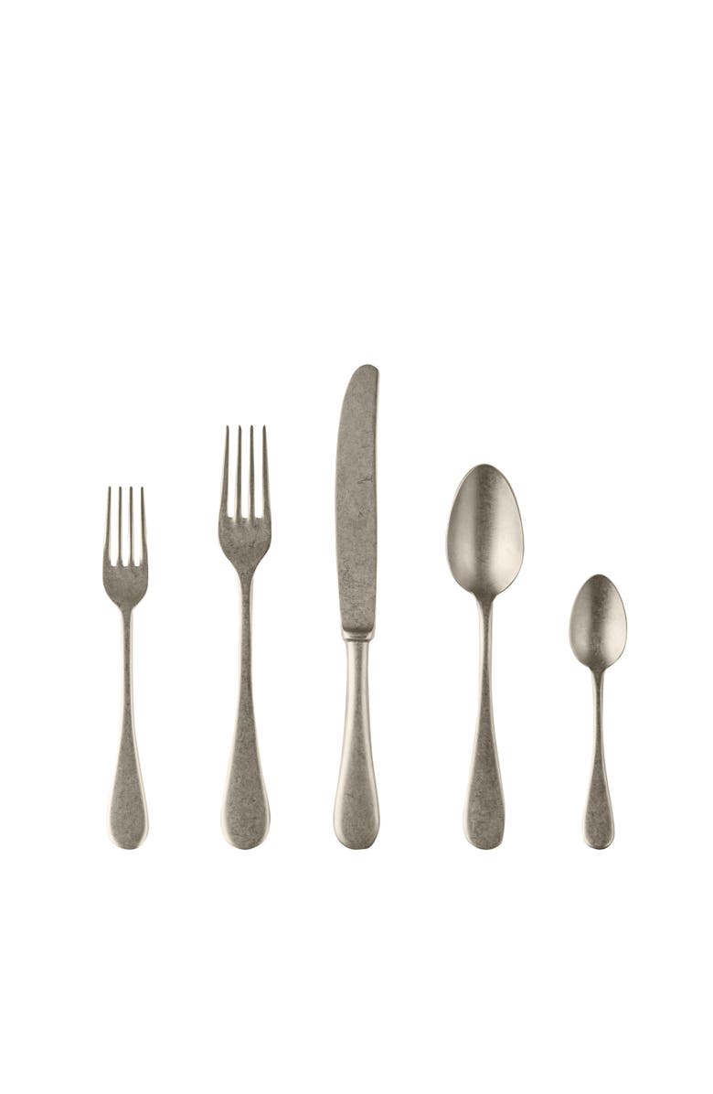 Mepra Vintage Flatware Set - 5 Pieces, Main, color, Champagne