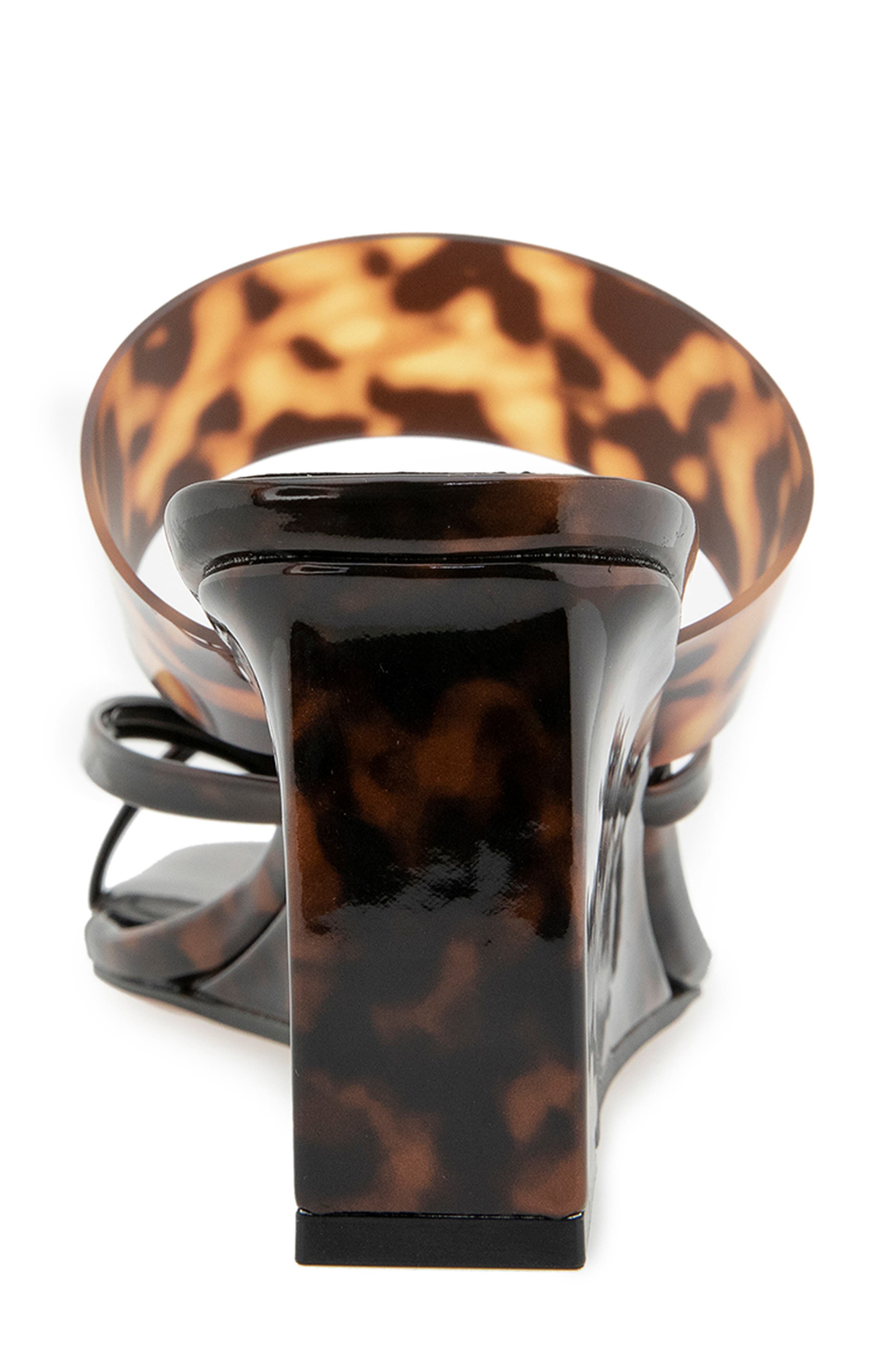 Rebecca Minkoff Danica Wedge Slide Sandal, Alternate, color, Tortoise