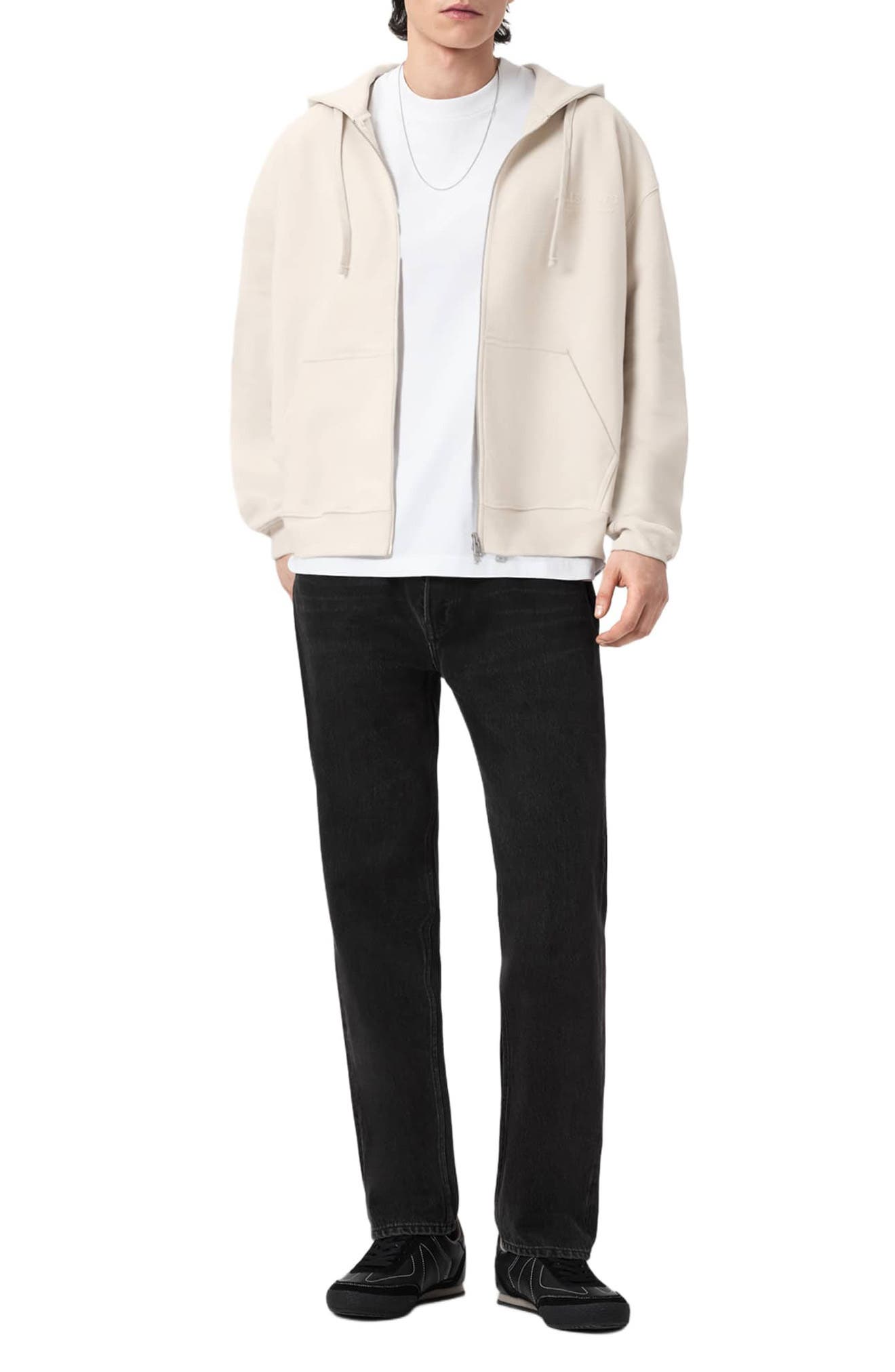 トップス 2000archives HOODIE ZIP UP (IVORY) Xander Cotton Zip-Up Hoodie (Men) | Nordstrom
