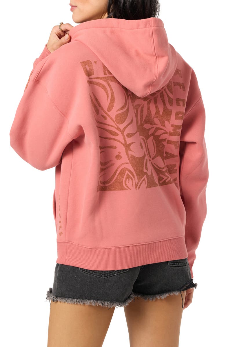 O'Neill Stamp Relaxed Hoodie, Alternate, color, Canyon Rose