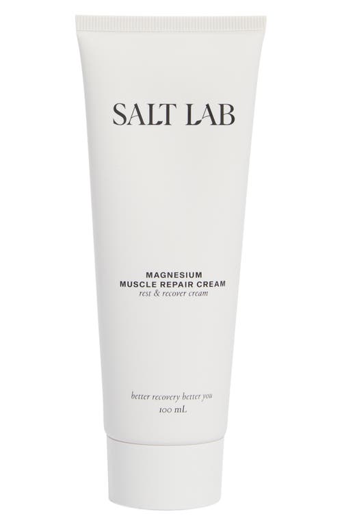 Salt Lab Magnesium Muscle Repair Cream In Transparent