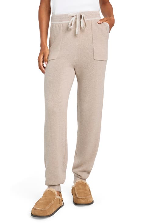Brown Quilted Espresso Joggers
