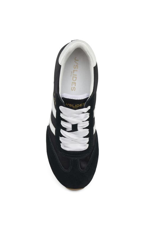 Jslides Footwear Peggy Sneaker In Black