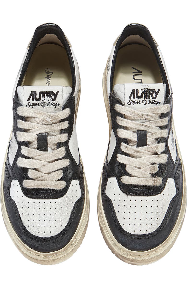 AUTRY Retro Low Sneaker, Alternate, color, White/ Black/ Platinum