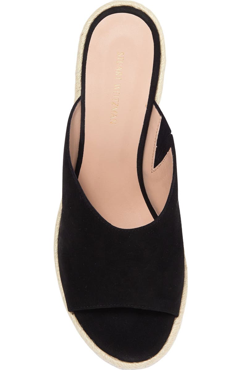 Stuart Weitzman Wonda Espadrille Wedge Mule, Alternate, color,