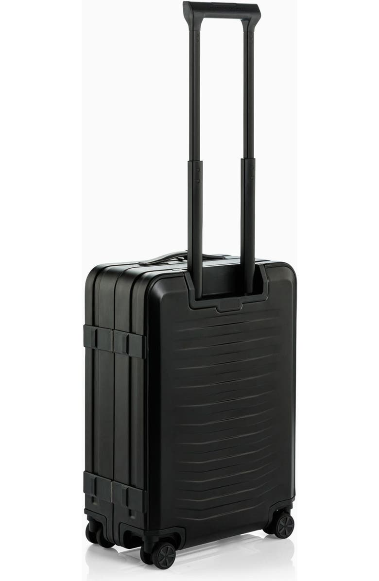 Porsche Design Roadster 21" Carry-on Aluminum Spinner, Alternate, color, Black