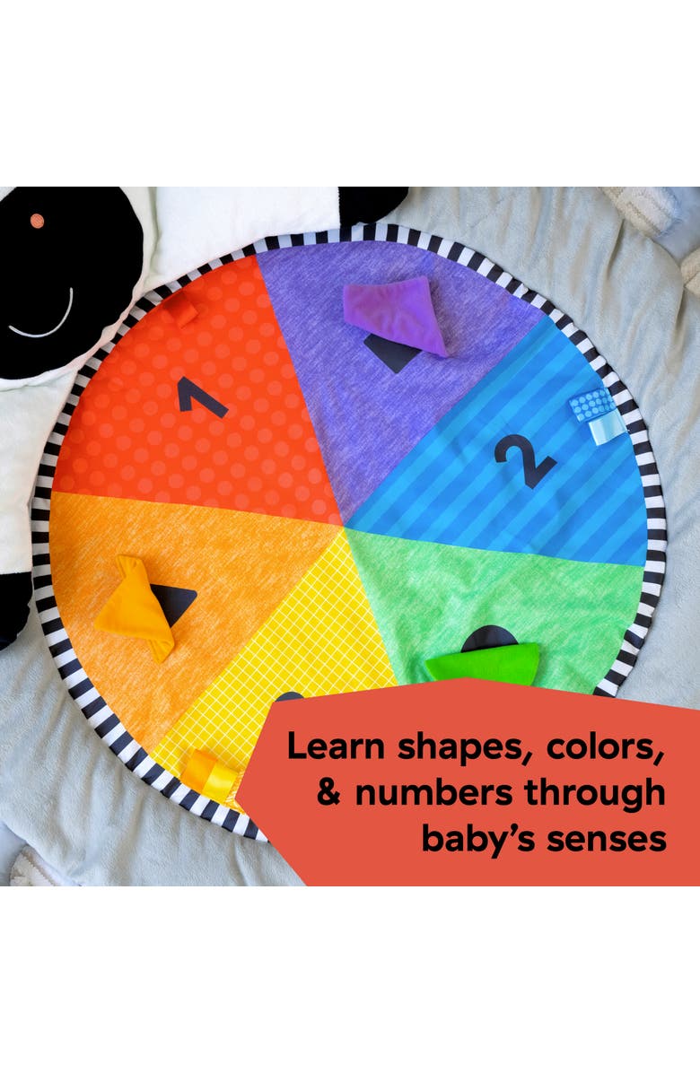 Baby Einstein Zen's Activity Milestones Plush Gym, Alternate, color, 