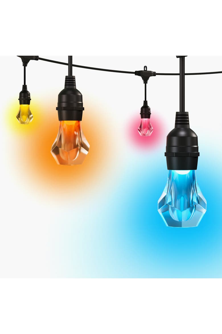 Matter Smart Multicolor Outdoor String Lights Smarter Kit 49ft, Main, color, Multicolor
