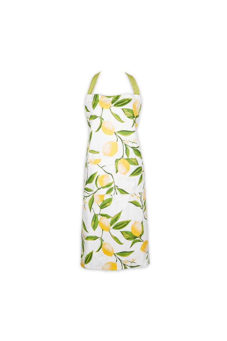 Lemon Bliss Printed Chef Apron, Main, color, Lemon Bliss