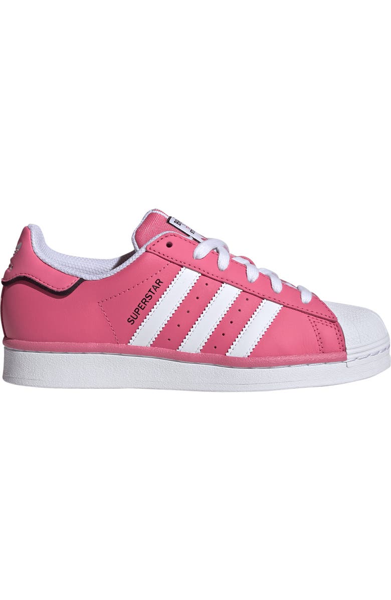 adidas Kids' Superstar Sneaker, Alternate, color, Pink Fusion/ White/ Black