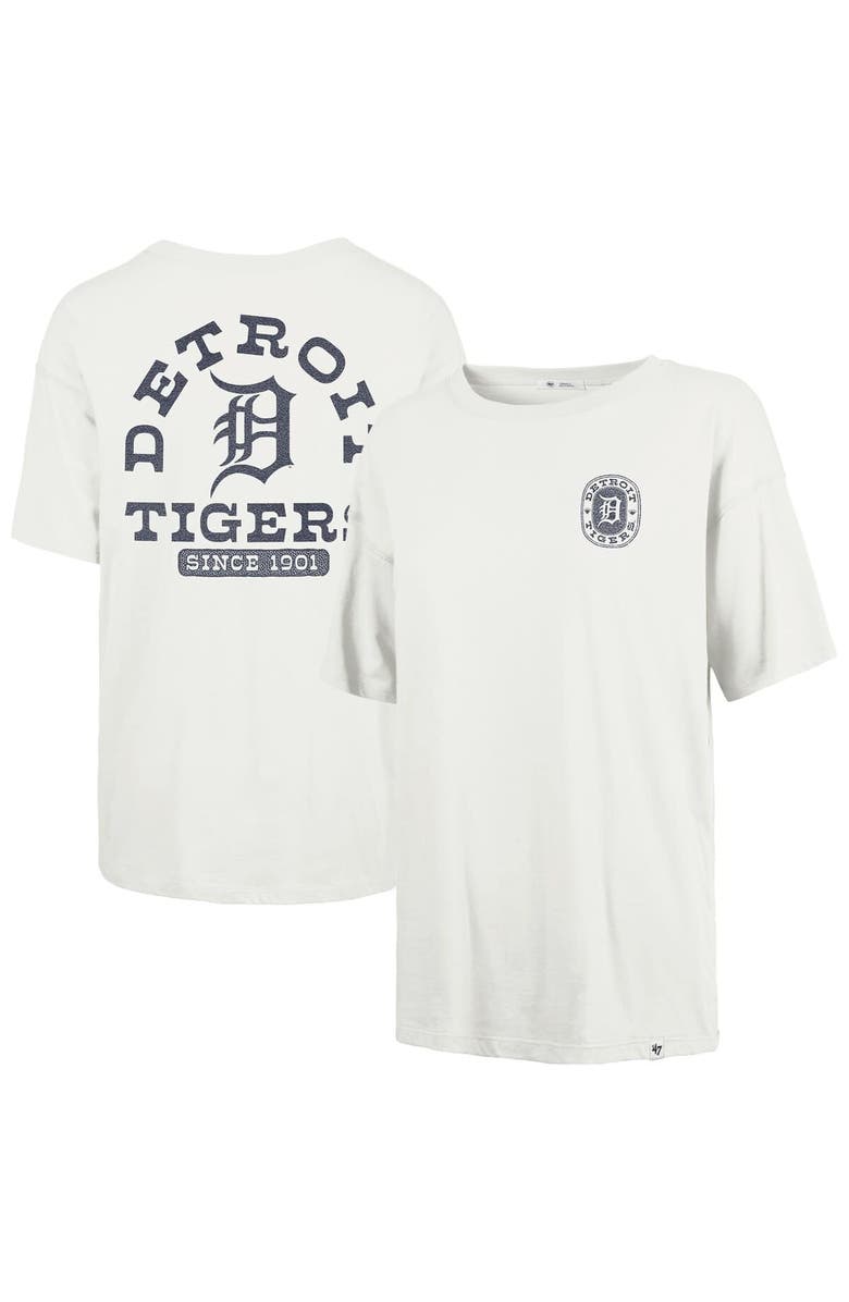 '47 Women's '47 Natural Detroit Tigers Back Canyon Sadie T-Shirt, Main, color, Natural