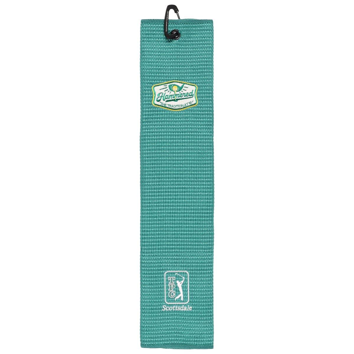 Green Wm Phoenix Open Hammered Microscrubber Golf Towel