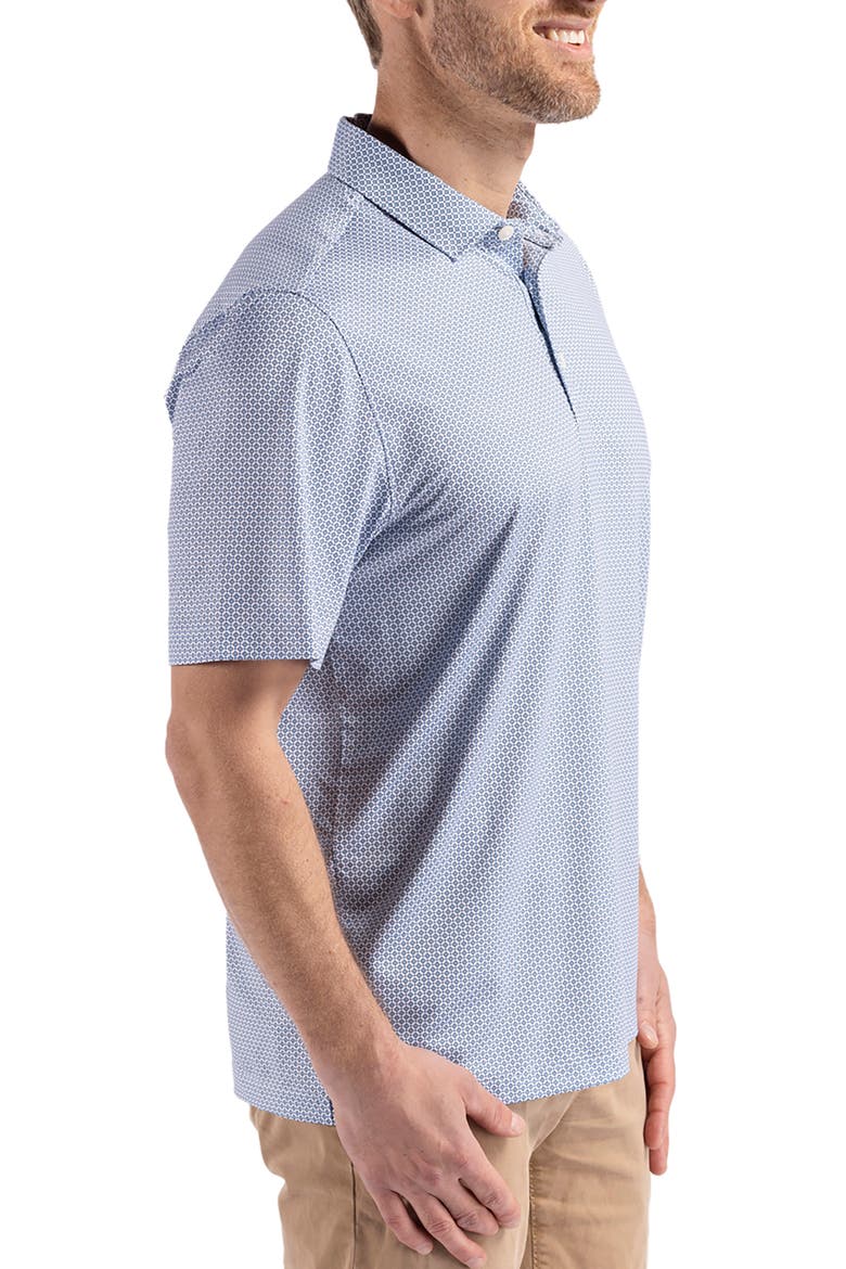 Pike Diamond Dot Print Polo, Alternate, color, NAVY BLUE