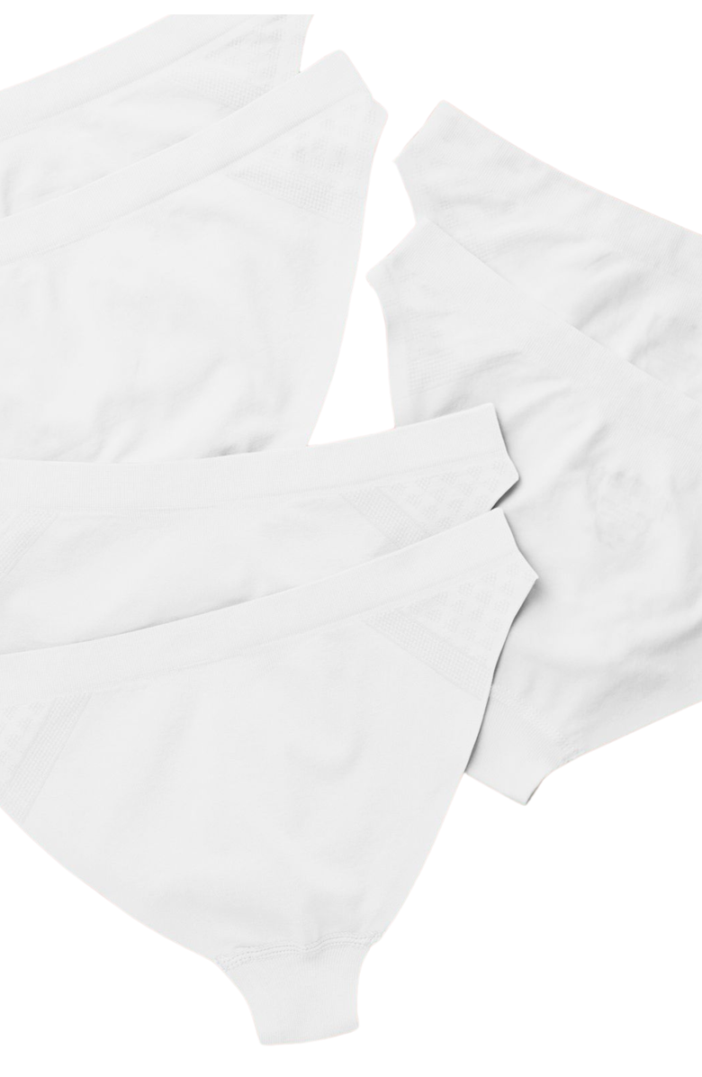 Yellowberry 6PK Scout Seamless Underwear, Alternate, color, Snowflake