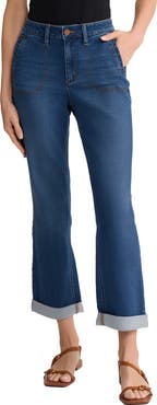 Jones New York Lexington Girlfriend Straight Leg Jeans