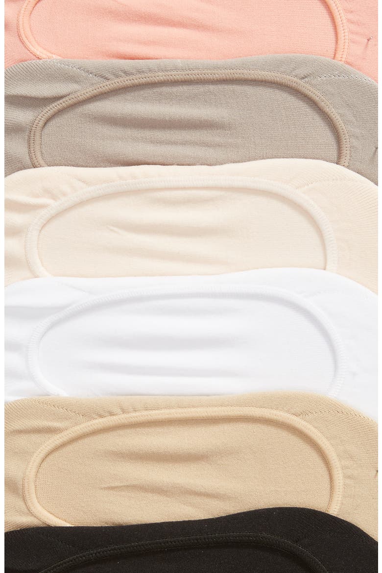 3-Pack Liner Socks, Alternate, color, PINK TAN