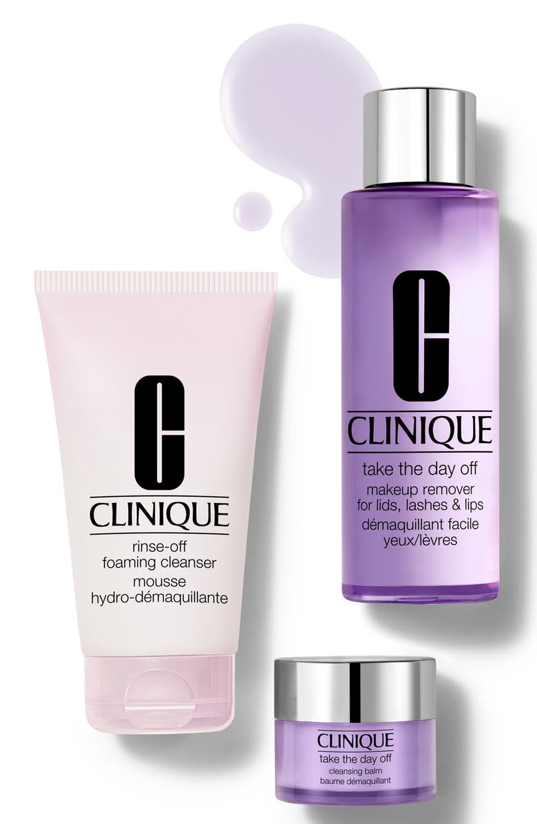 Clinique Take It All Off: Makeup Remover Set, Alternate, color, 