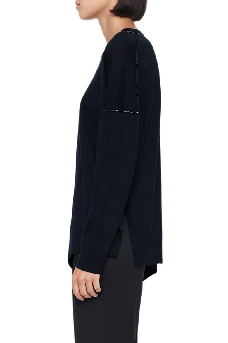 Martel Merino Wool Sweater, Alternate, color, INK NAVY BLUE