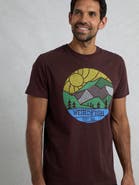 Weird Fish Foothills Front Print T-Shirt