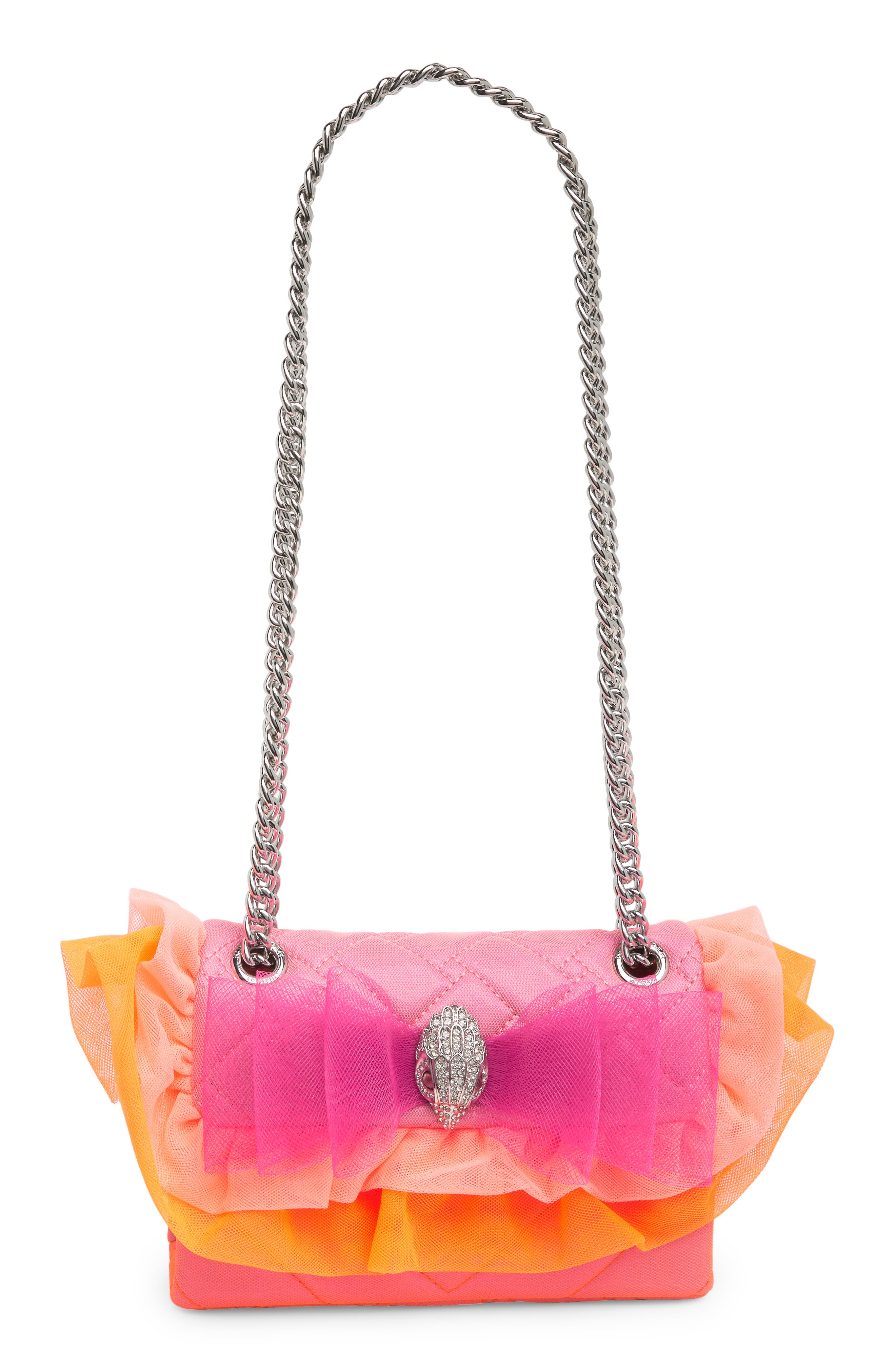 Kurt Geiger London Mini Kensington Ruffle Convertible Crossbody Bag