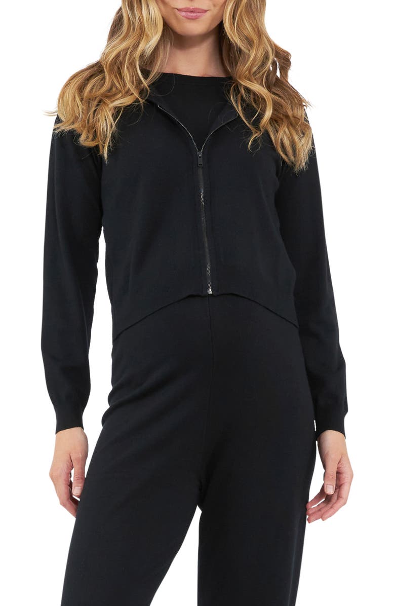 Ripe Maternity Reese Zip Maternity/Nursing Hoodie, Main, color, 