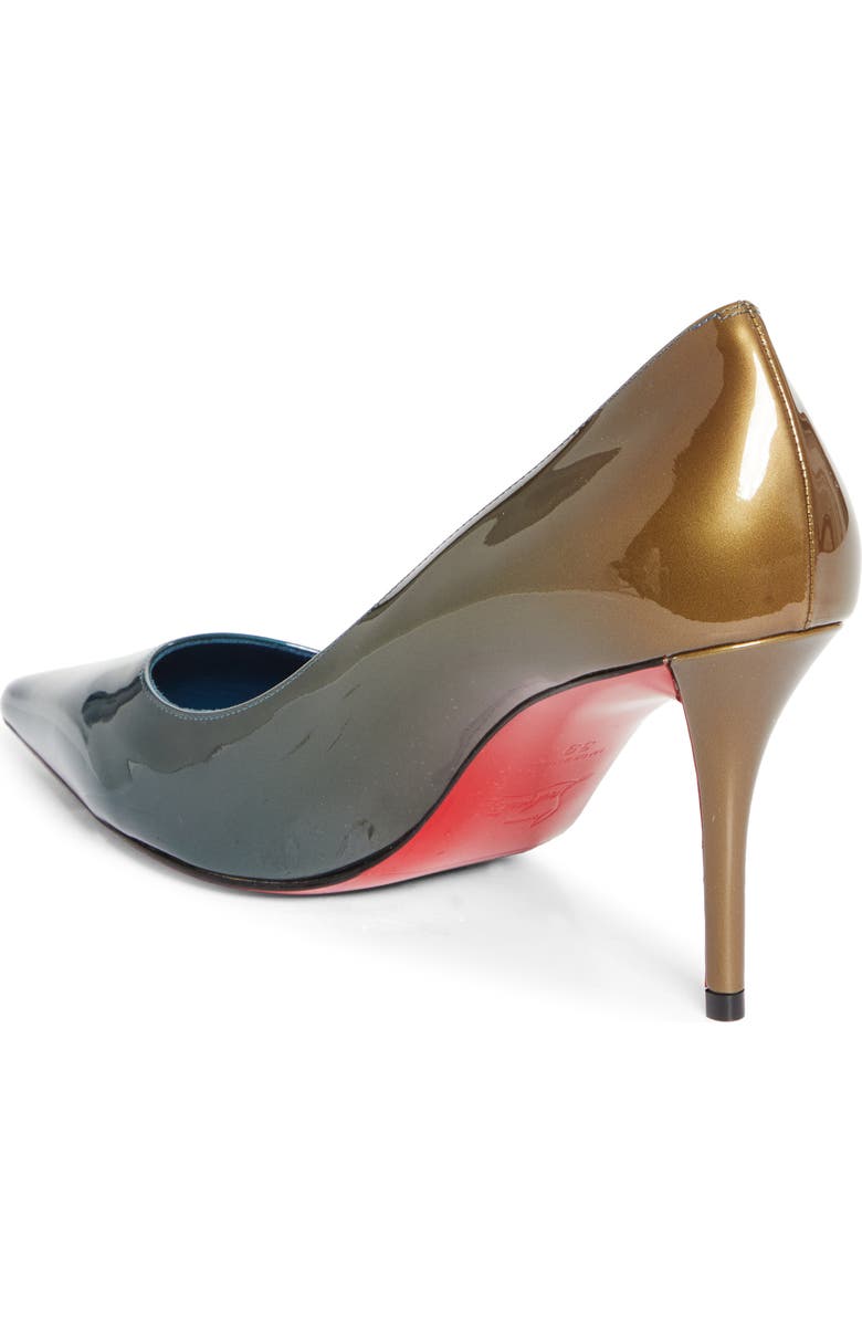 Christian Louboutin Miss Z Pointed Toe Pump, Alternate, color, Last Night/ Bronzo