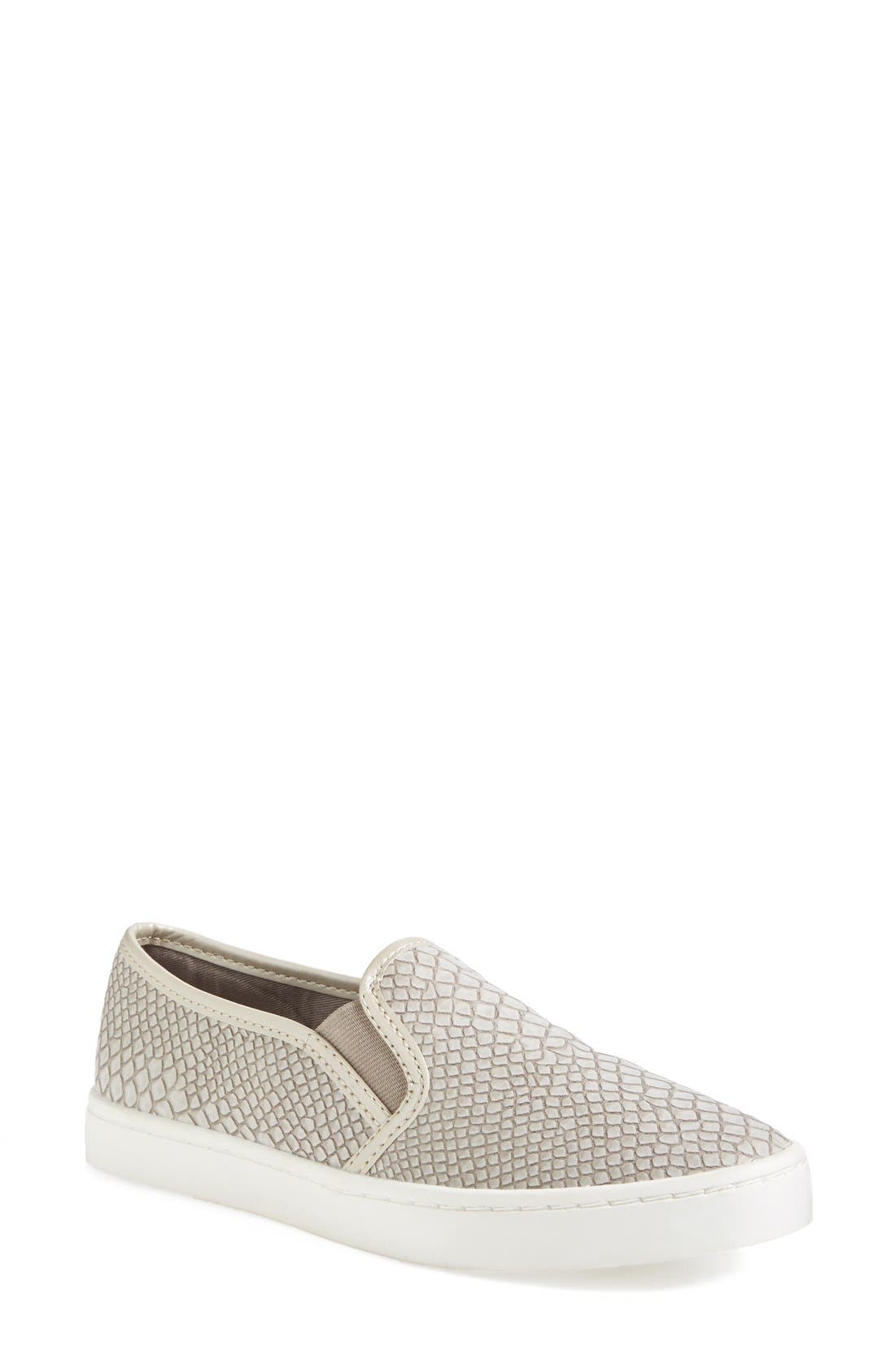 'Twiny' Slip-On Sneaker, Main, color, GREY EMBOSSED SNAKE