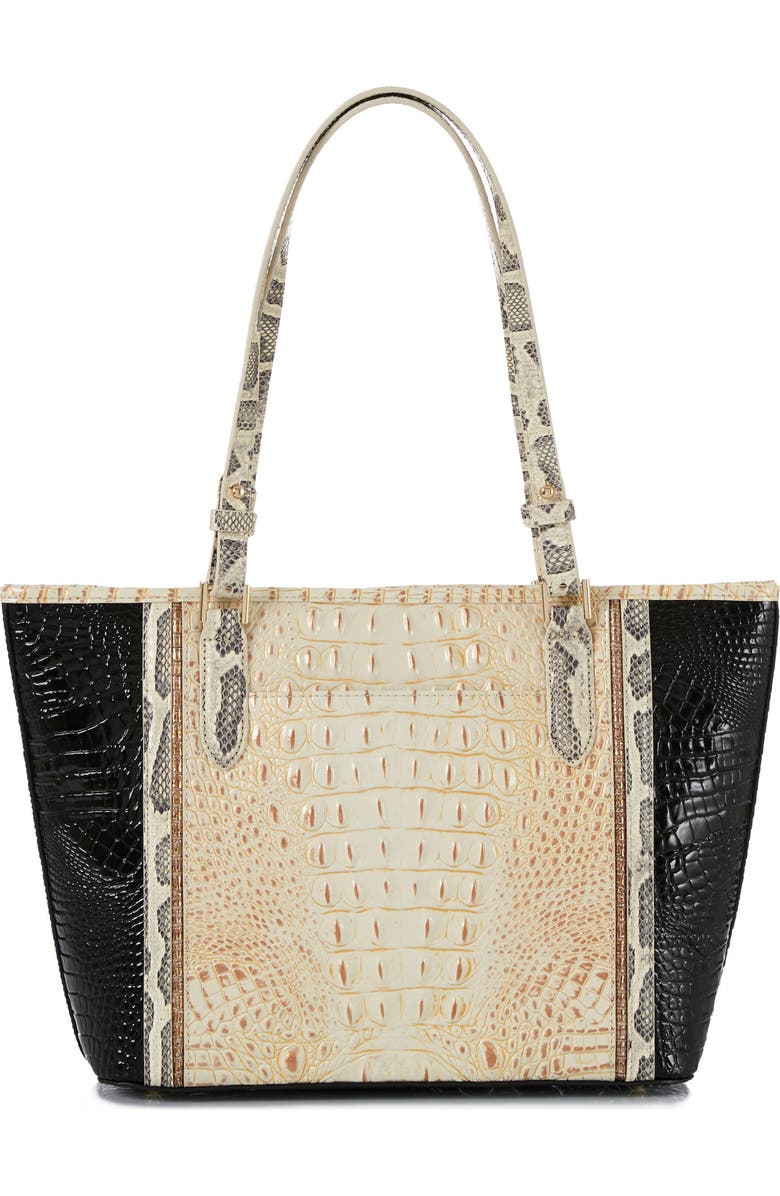 Brahmin Medium Asher Croc Embossed Leather Tote, Alternate, color,