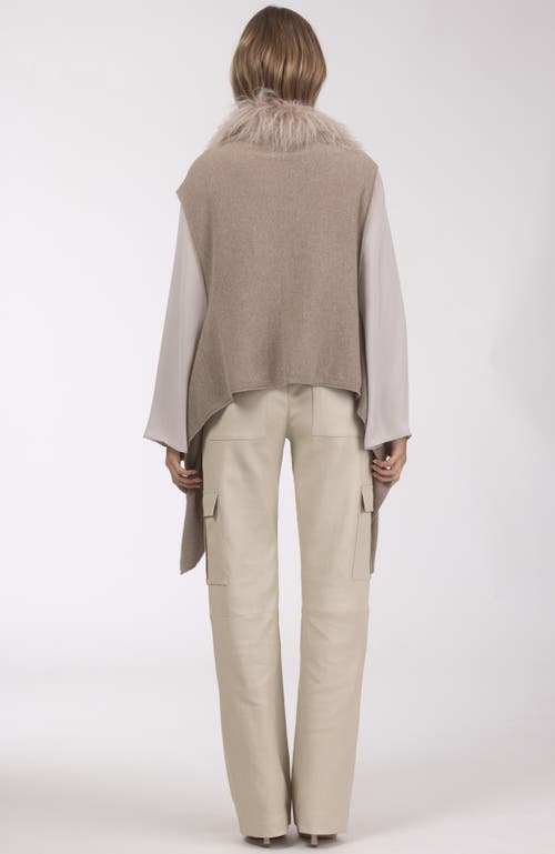 Gorski Cashmere And Merino Wool Vest In Neutral