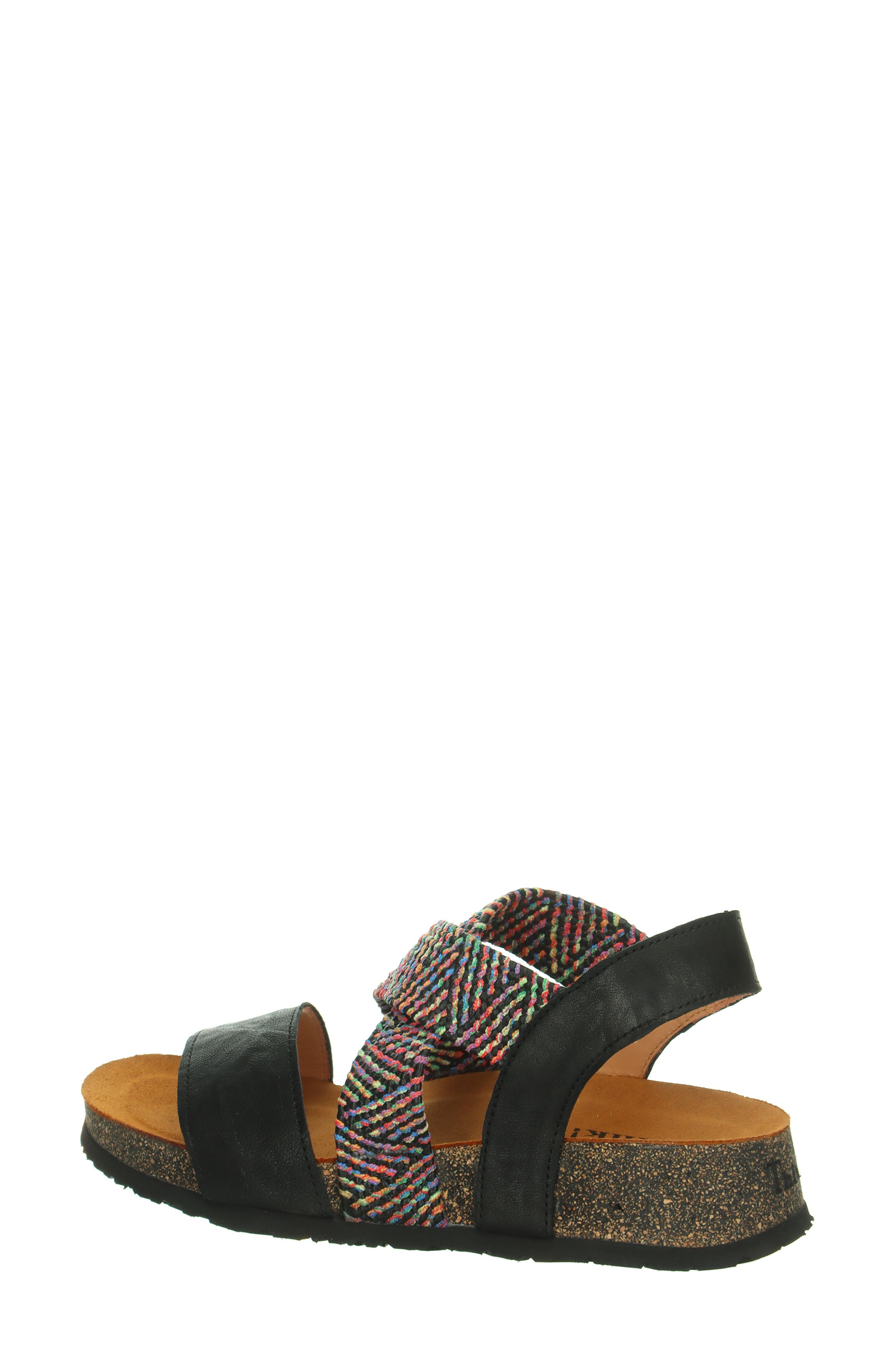 Think! Koak Strappy Sandal, Alternate, color, Black