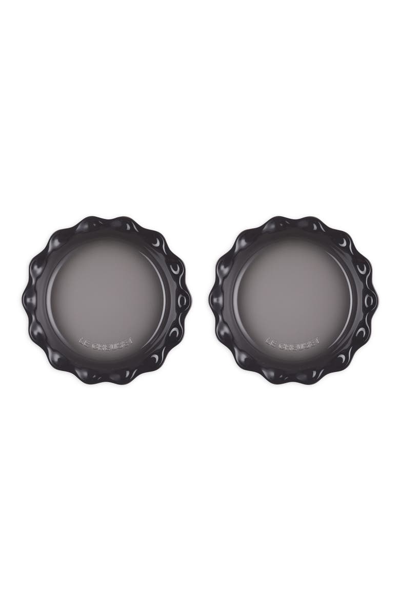 Set of 2 9-Inch Heritage Stoneware Pie Dishes, Alternate, color, OYSTER