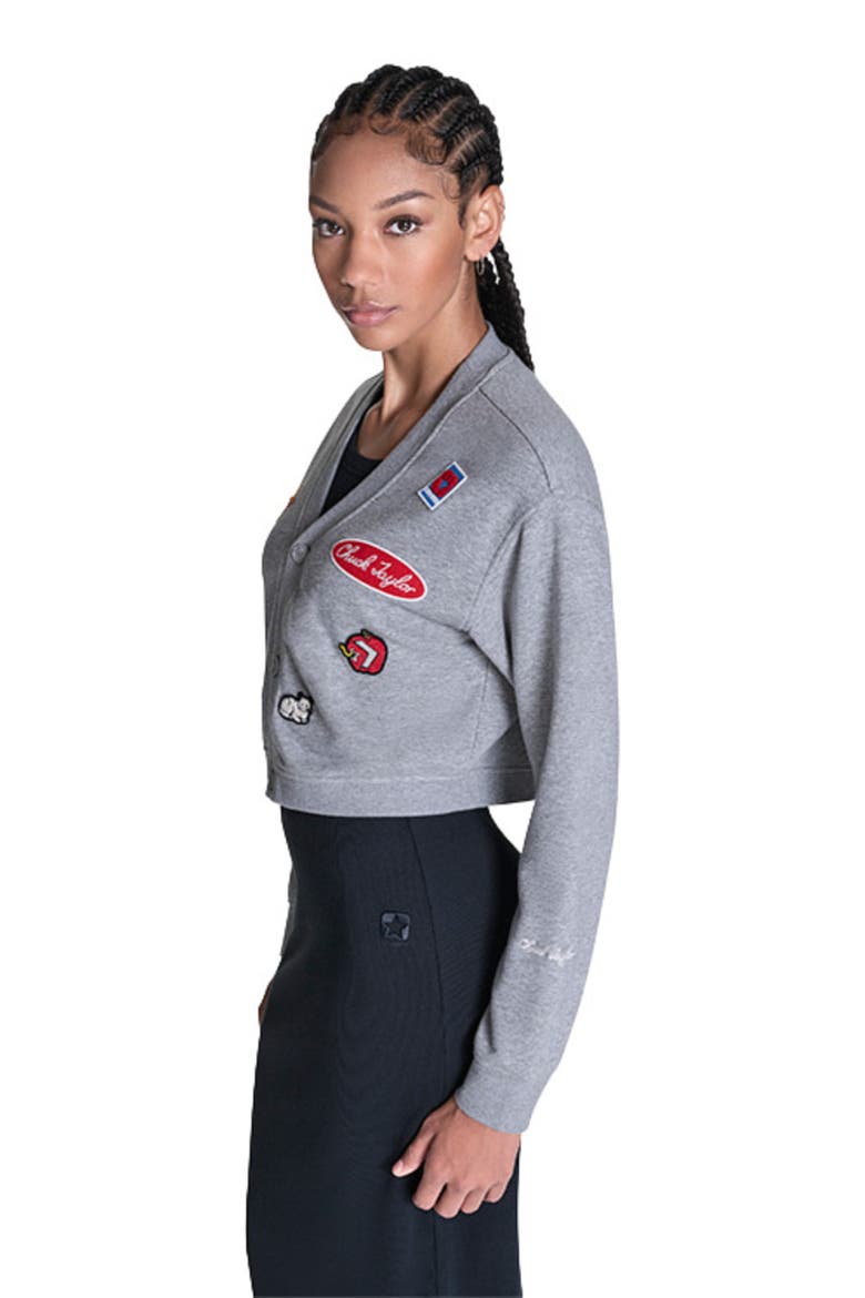 Chuck Patch Cardigan, Alternate, color, VINTAGE GREY HEATHER