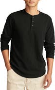 Lucky Brand Weekend Long Sleeve Slubbed Henley