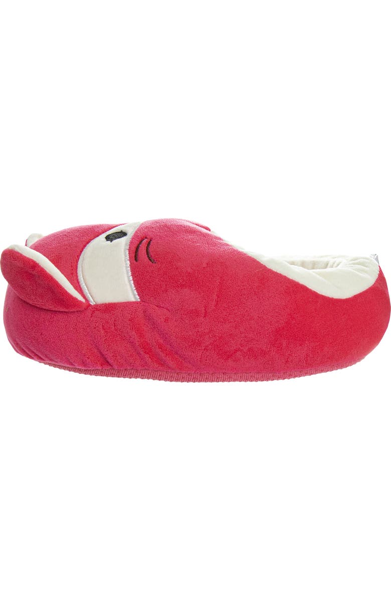 JOSMO Kids' Squishmallows Fifi the Fox Plush Slipper, Alternate, color, Hot Pink/ Cream