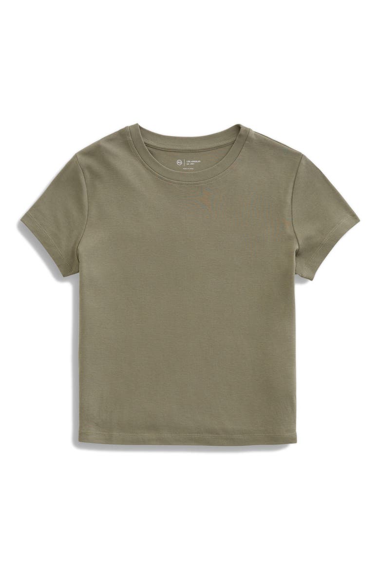 Sadie Crop T-Shirt, Alternate, color, SPRUCE GREEN