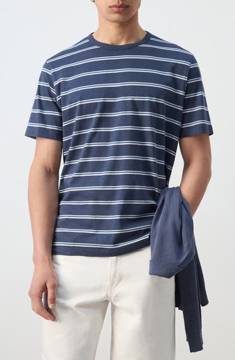 Stripe Crewneck T-Shirt