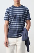 MANGO Stripe Crewneck T-Shirt