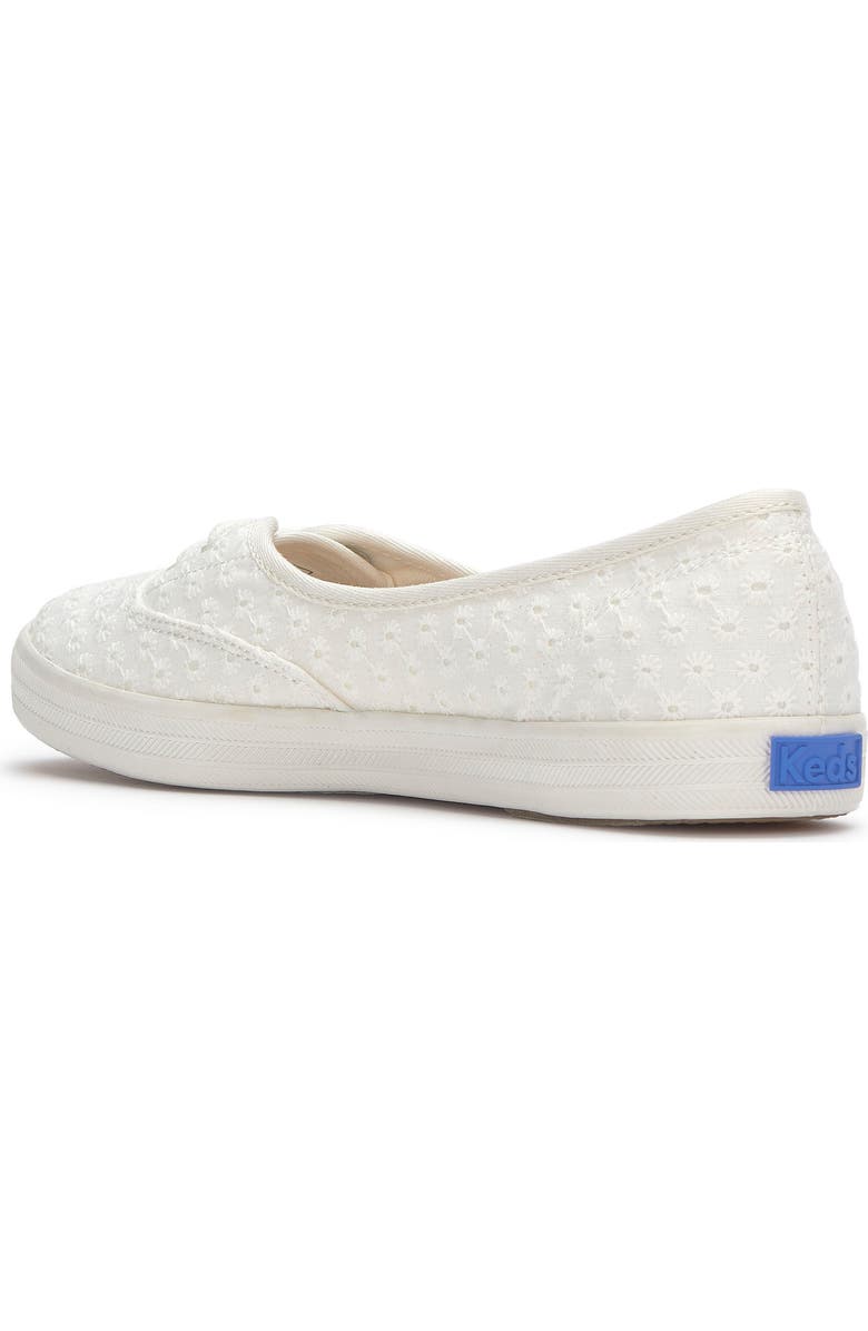Keds<sup>®</sup> Champion Mini Slip-On Sneaker, Alternate, color, Snow White Daisey