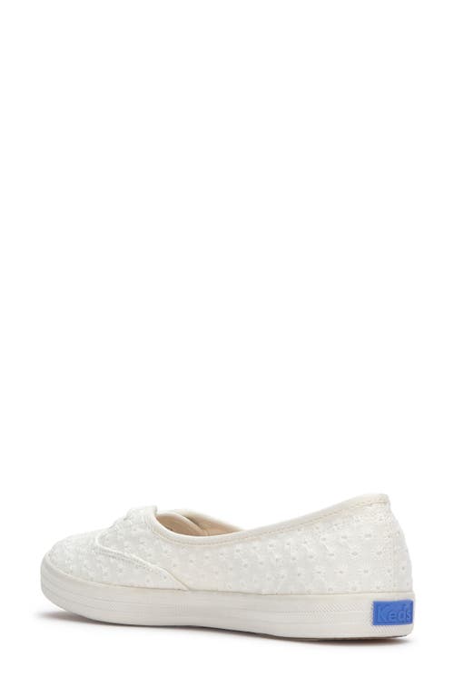 Shop Keds ® Champion Mini Slip-on Sneaker In Snow White Daisey