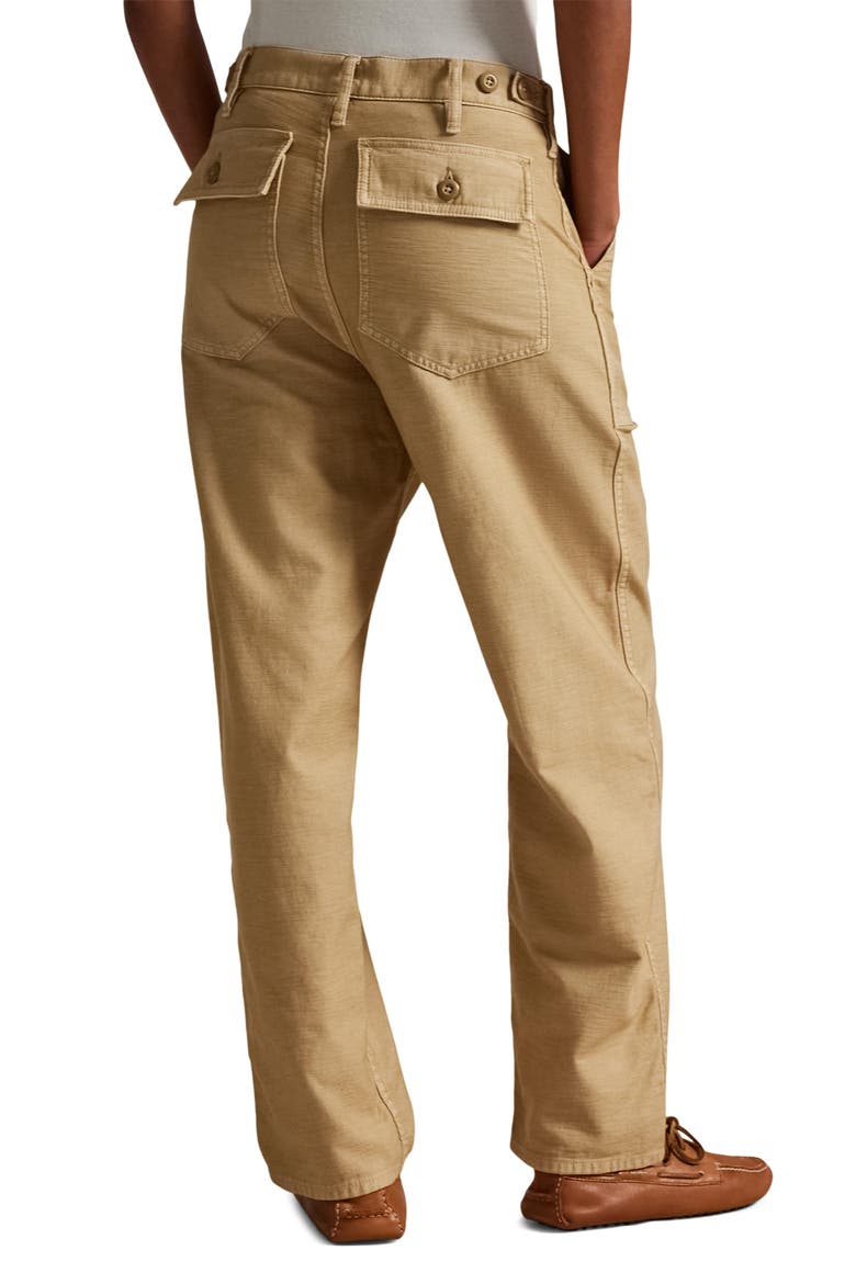 The Ricky Cotton Utility Pants, Alternate, color, KHAKI