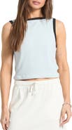 Brixton Garment Dye Crop Ringer Tank