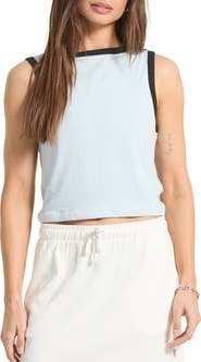 Brixton Garment Dye Crop Ringer Tank