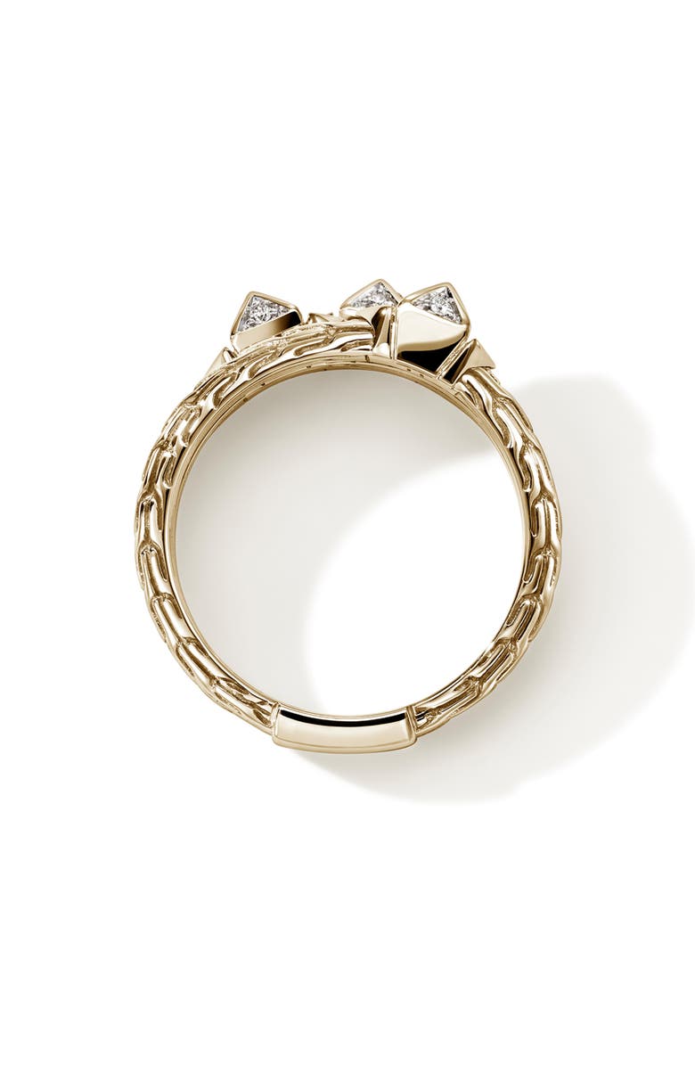 John Hardy Icon Stud Triple Row Ring, Alternate, color, Gold