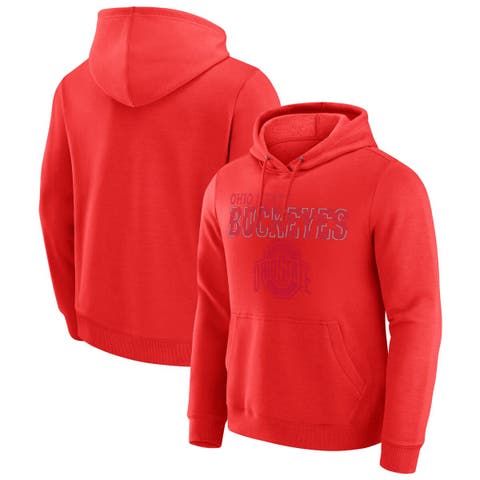 Men's Darius Rucker Collection by Fanatics  Scarlet Ohio State Buckeyes Faded Hoodie