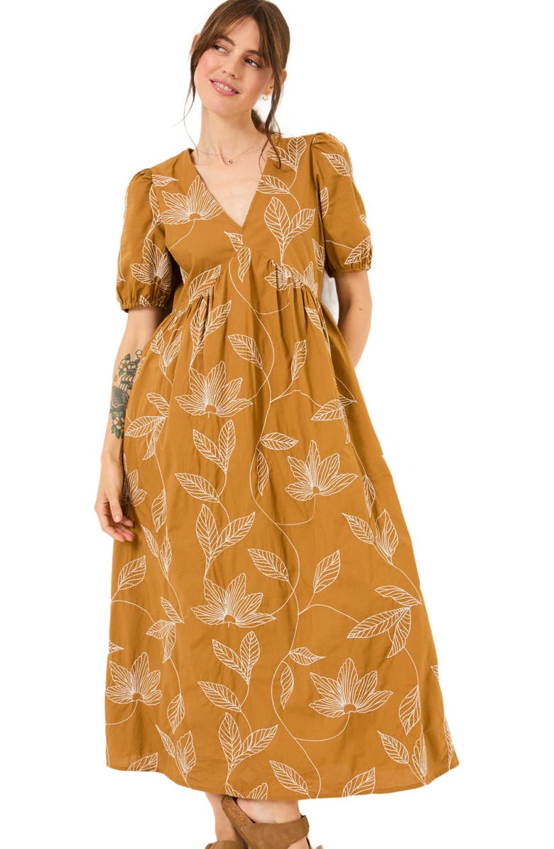 FatFace Remi Detail Midi Dress, Main, color, 