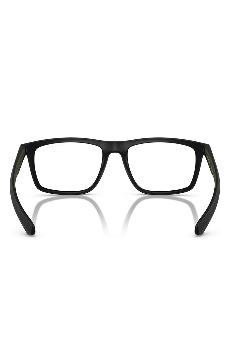 Emporio Armani 55mm Square Optical Glasses, Alternate, color, 