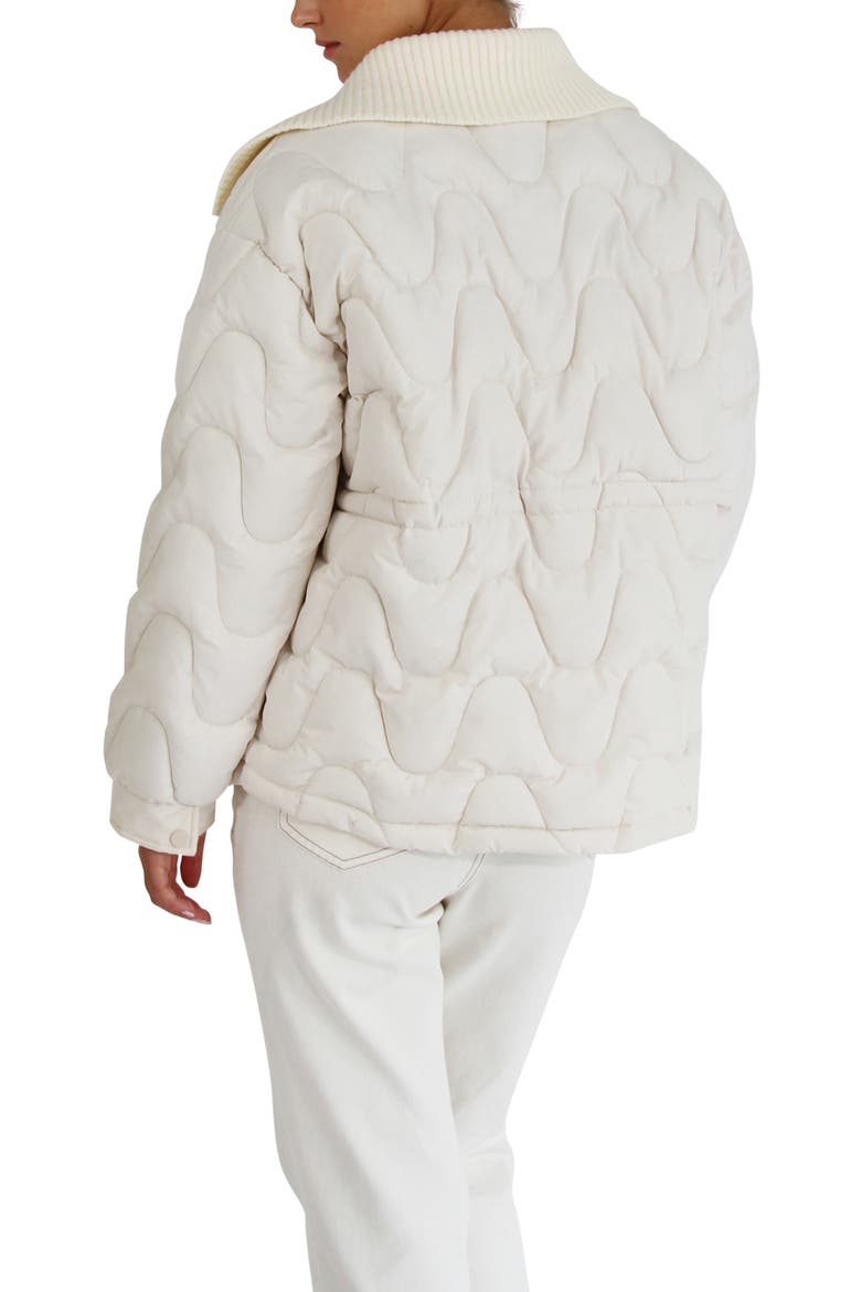 See You Again Quilted Jacket, Alternate, color, CREAM